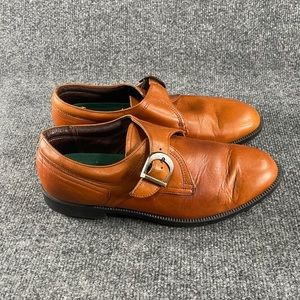 *Hush Puppies Bounce Men’s Brown Single Monk Strap Shoes  Sz 10 1/2W